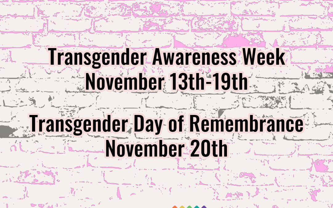 Transgender Awareness Week & Day of Remembrance 2024