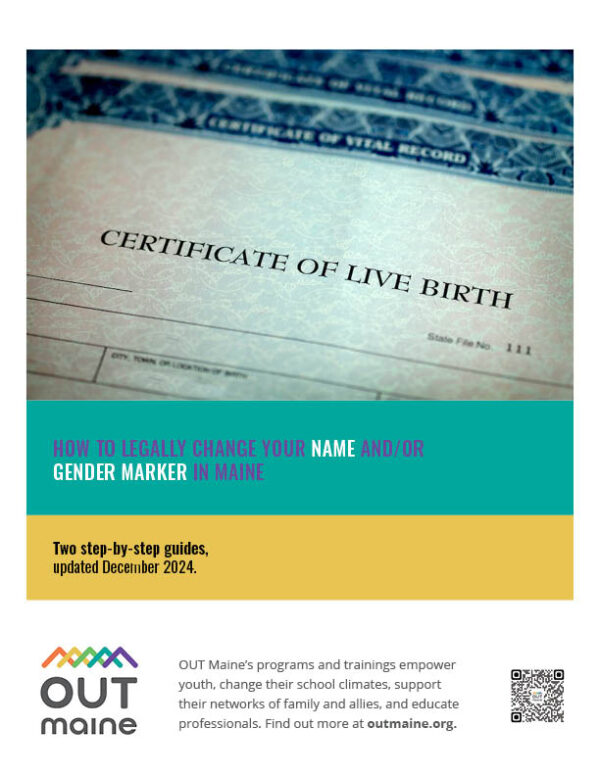 How to Legally Change Your Name or Gender Marker in Maine - DOWNLOAD